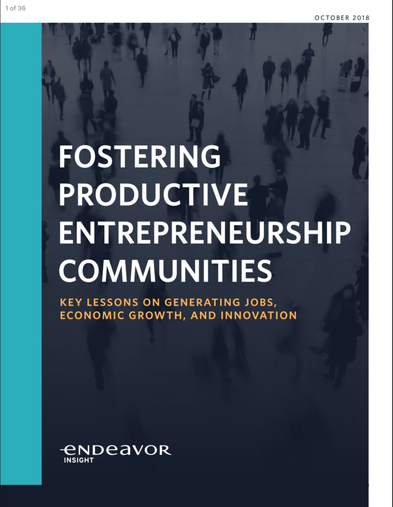 Fostering Entrepreneurship